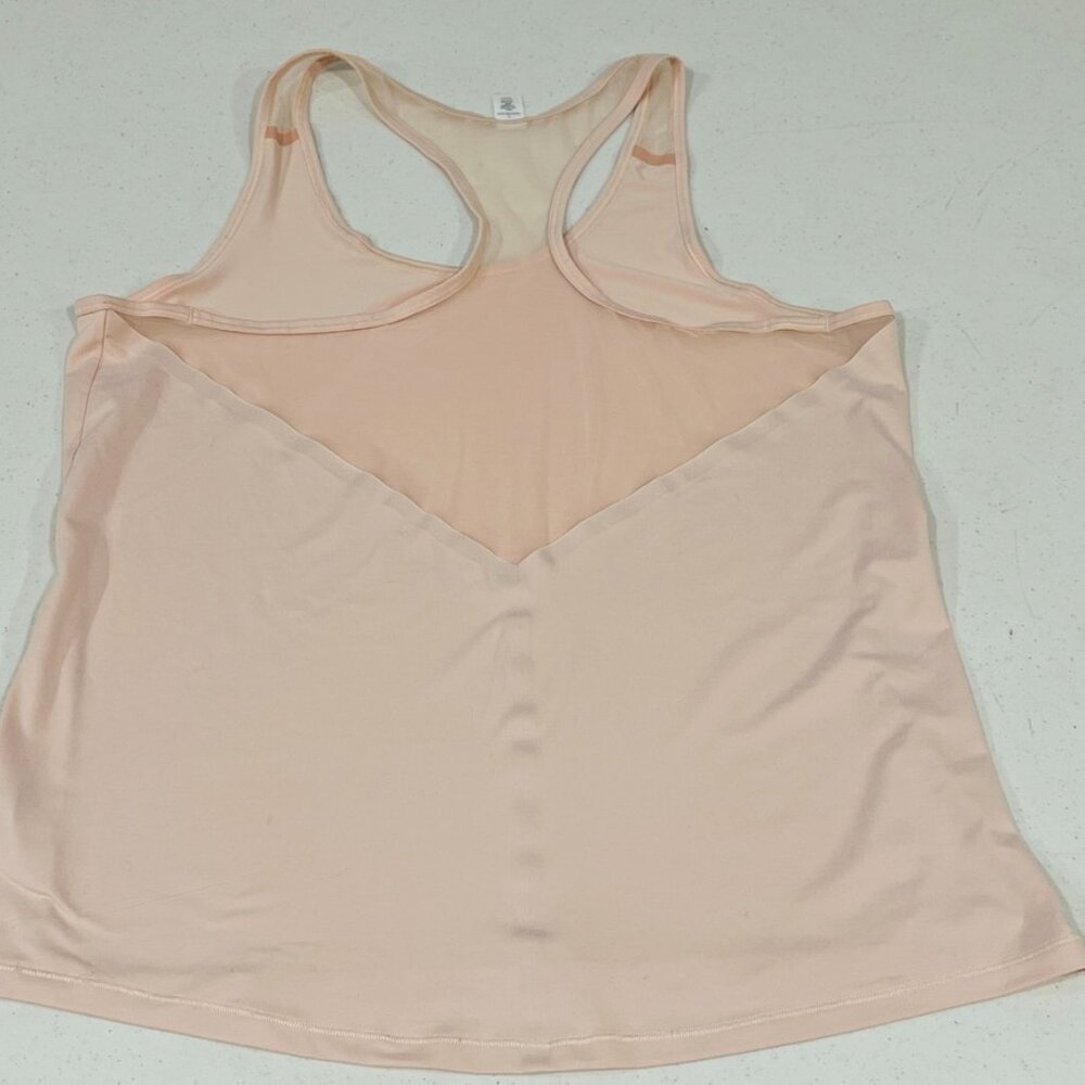 Athleta Mesh Chi Tank Top Small 210174 Pink Ballerina Gown Large EUC - Picture 8 of 8